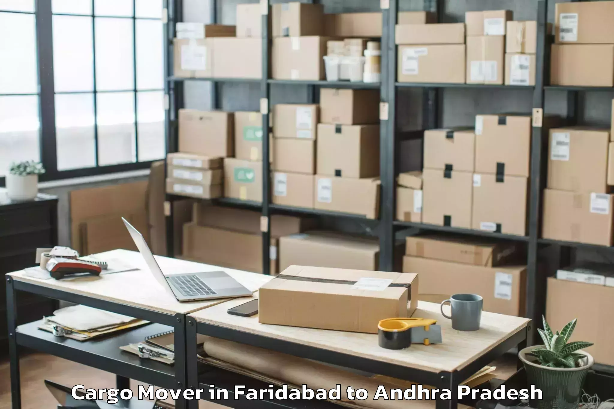 Leading Faridabad to Kothapalle Cargo Mover Provider